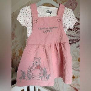 Disney Baby Pink Polka Dot Outfit